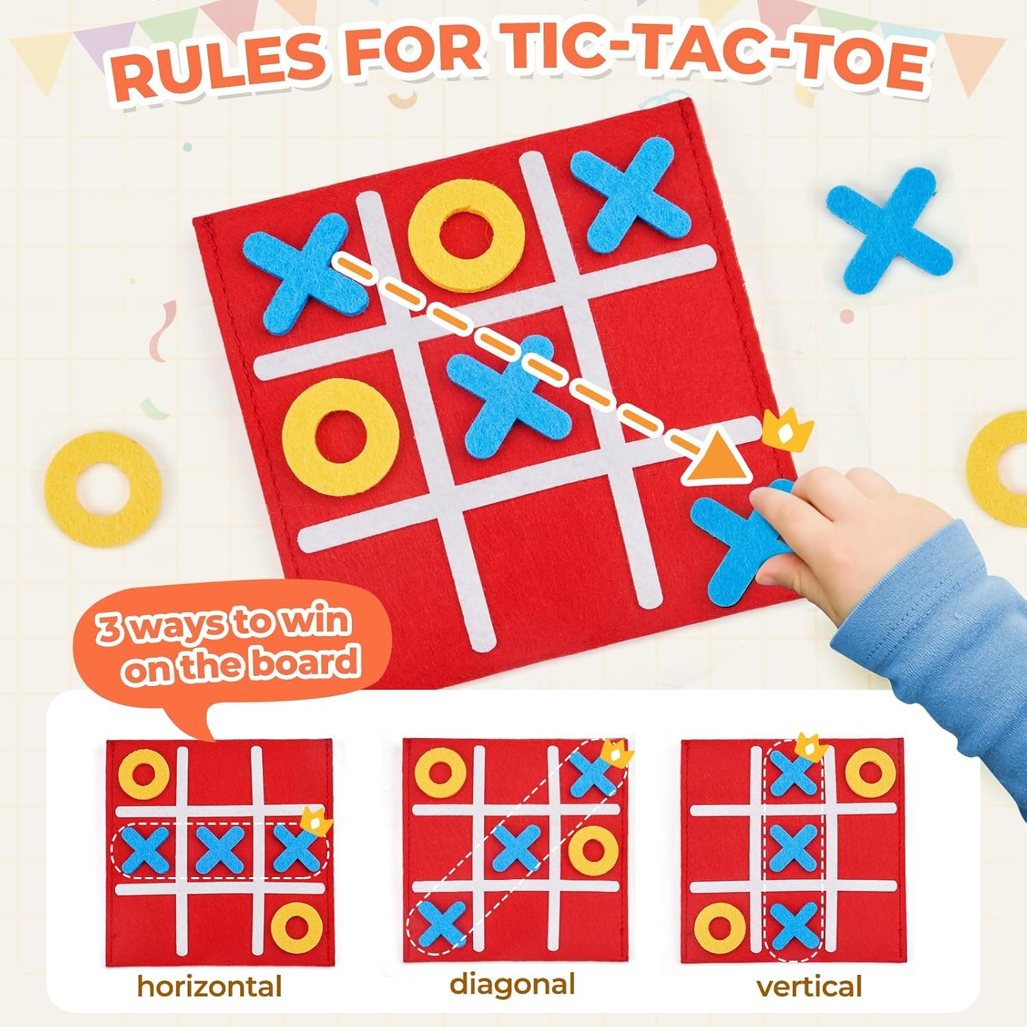 image:imageJoyCat DIY Journal Kit for Girls with Storage Bag30 Pack Tic Tac Toe Party Favors for Kids Classroom Prizes Goodie Bag Stuffers Birthday Gifts for Students