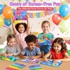 JoyCat 24 Pack DIY Poke Art Unicorn Party Favors for Girls, Mess-Free Craft Kits for Kids Ages 4-9, Activity Set for Birthday Goodie Bags, Classroom Prizes and Group Fun