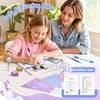 JoyCat DIY Journal Kit for Girls with Storage Bag+30 Pack Tic Tac Toe Party Favors for Kids, Classroom Prizes, Goodie Bag Stuffers, Birthday Gifts for Students