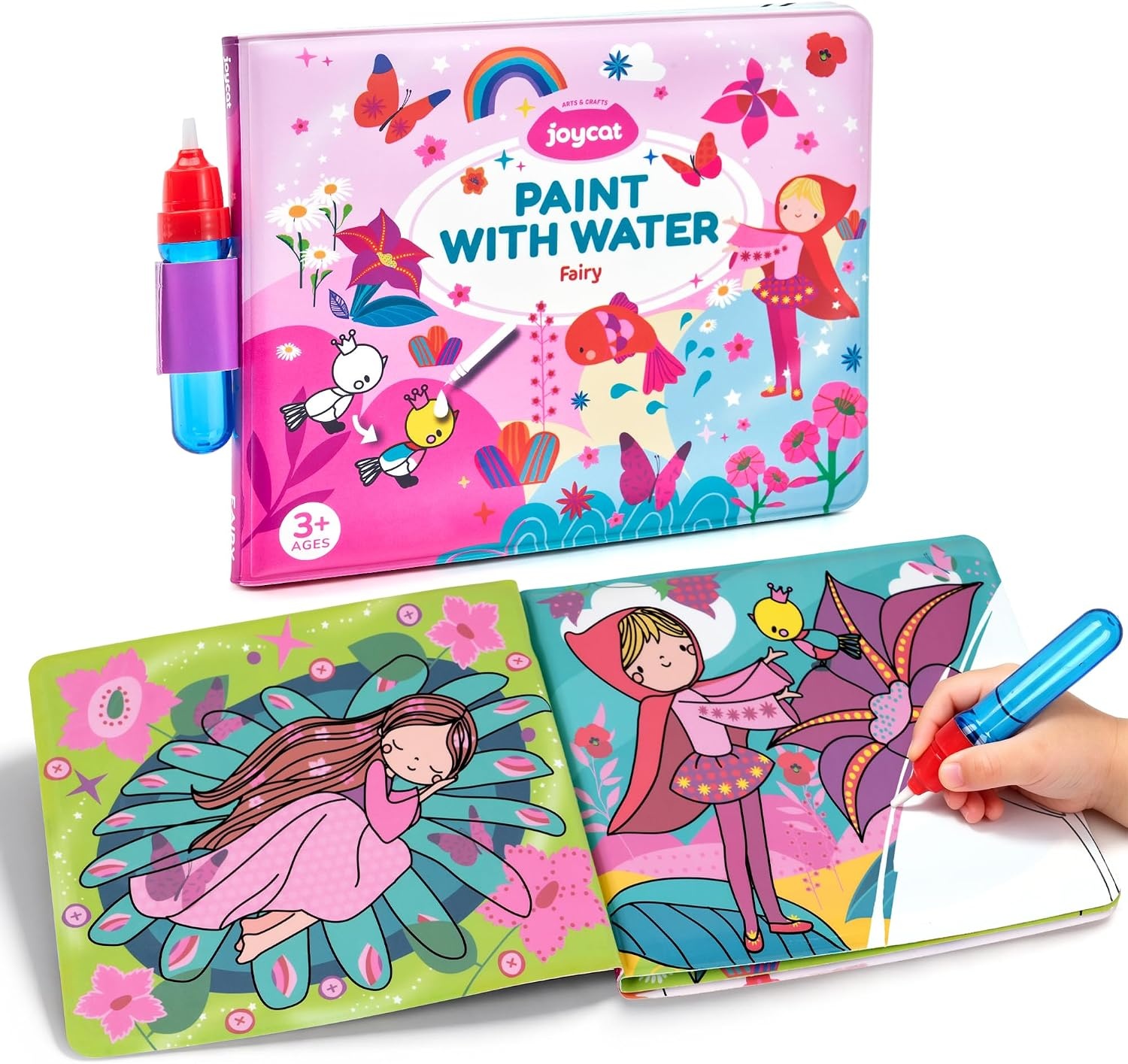 image:imageJoyCat Paint with Water Coloring Book for Toddlers Reusable Fairy1