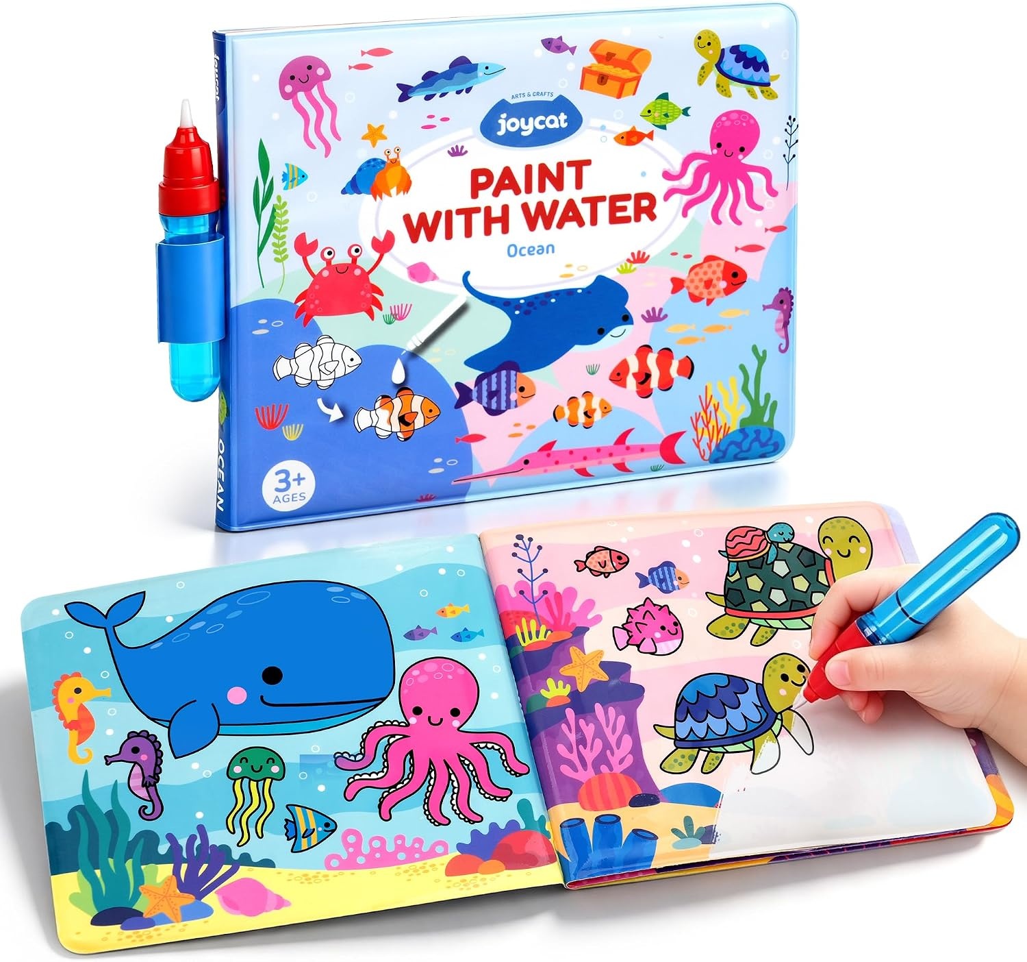 image:imageJoyCat Paint with Water Coloring Book for Toddlers Reusable Fairy1