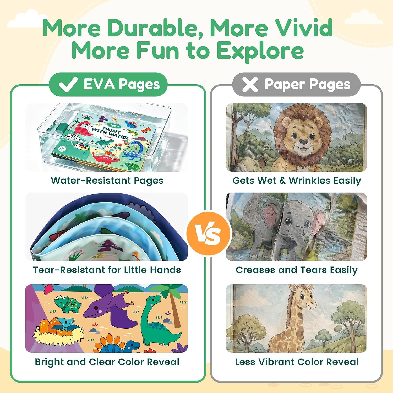 image:imageJoyCat Paint with Water Coloring Book for Toddlers Reusable Fairy1