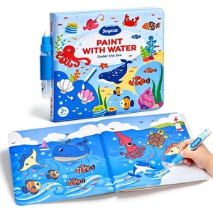 JoyCat Ocean Water Coloring Book for Toddlers with Water Pen(Ocean)