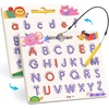 JoyCat Magnetic Animal Letter Tracing Board + JoyCat Double-Sided Magnetic Animal Number Tracing Board – 2-in-1 Numbers 1-20 Writing Toys for Toddlers & Kids, Road Trip Car Activities for Kids