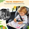 JoyCat Magnetic Animal Letter Tracing Board + JoyCat Double-Sided Magnetic Animal Number Tracing Board – 2-in-1 Numbers 1-20 Writing Toys for Toddlers & Kids, Road Trip Car Activities for Kids