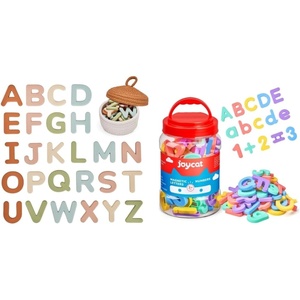 JoyCat Magnetic Letters and Numbers (78PCS), ABC 123 Alphabet Fridge Magnets for Toddlers & Kids + Silicone Alphabet Magnetic Letters, 26 Uppercase ABC Fridge Magnets