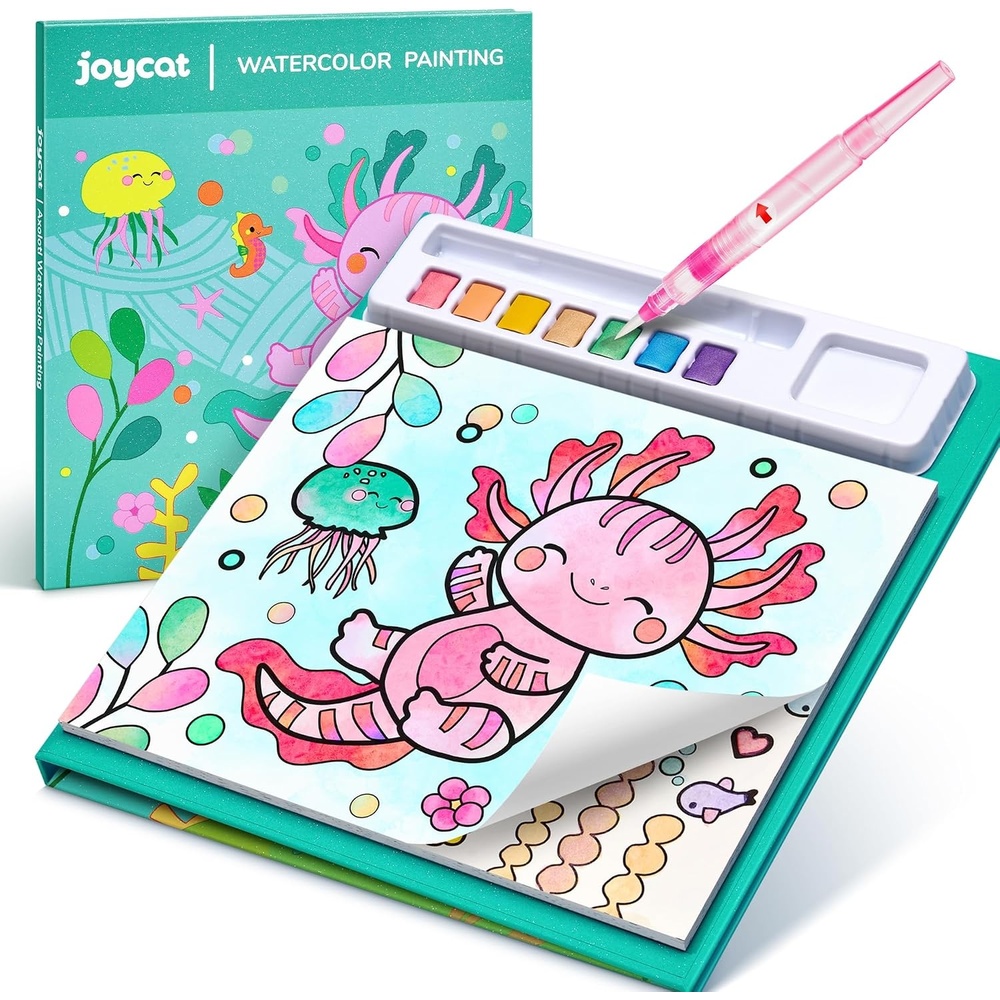 image:imageJoyCat Paint with Water Coloring Books for Toddlers AxolotlAxolotl
