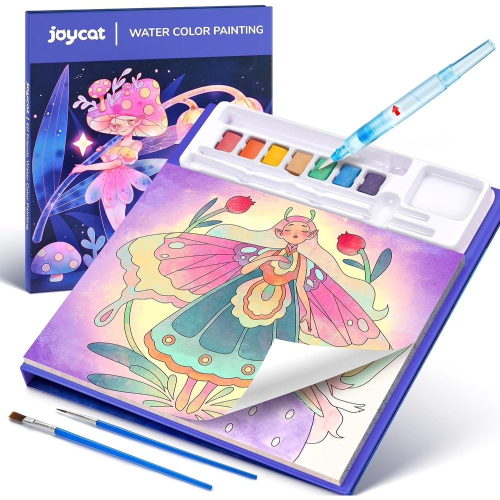 image:imageJoyCat Paint with Water Coloring Books for Toddlers AxolotlElf Friends