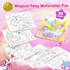 JoyCat Paint with Water Coloring Books for Toddlers (Axolotl)(Magical Pony)