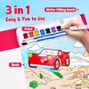 JoyCat Paint with Water Coloring Books for Toddlers (Axolotl)(Transportation)