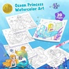 JoyCat Paint with Water Coloring Books for Toddlers (Axolotl)(Underwater World)
