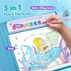 JoyCat Paint with Water Coloring Books for Toddlers (Axolotl)(Underwater World)