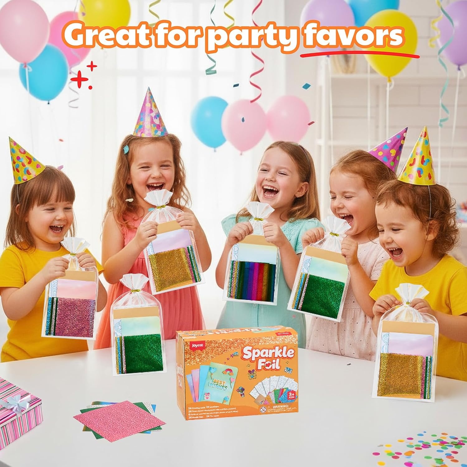 image:imageJoyCat 12 Pack Mermaid Foil Art Party Favors Craft Kits for Girls Ages 49Greeting Cards