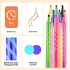 JoyCat 10-Color Erasable Glitter Markers for Kids, Dual Tip Sparkle Pens(Glitter Color Changing Markers)