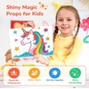 JoyCat 10-Color Erasable Glitter Markers for Kids, Dual Tip Sparkle Pens(Glitter Markers)