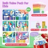 JoyCat 12 Pack DIY Poke Art Unicorn + 12 Pack Mermaid Dot Art Party Favors, Mess-Free Craft Kits for Kids Ages 4-9, Activity Set for Birthday Goodie Bags, Classroom Prizes and Group Fun