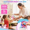 JoyCat 12 Pack DIY Poke Art Unicorn + 12 Pack Mermaid Dot Art Party Favors, Mess-Free Craft Kits for Kids Ages 4-9, Activity Set for Birthday Goodie Bags, Classroom Prizes and Group Fun
