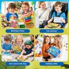 JoyCat 12 Pack Dinosaur Foil Art Party Favors, Craft Kits for Kids Ages 4-9(Animal)