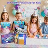 JoyCat 12 Pack Mermaid Foil Art Party Favors, Craft Kits for Girls Ages 4-9(Mermaid)