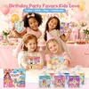 JoyCat 24 Pack Coloring Books with Stickers, Party Favors for Kids 4-8(Dress Up)