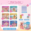 JoyCat 24 Pack Coloring Books with Stickers, Party Favors for Kids 4-8(Dress Up)