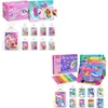 JoyCat 12 Pack DIY Poke Art Unicorn + 12 Pack Mermaid Dot Art Party Favors, Mess-Free Craft Kits for Kids Ages 4-9, Activity Set for Birthday Goodie Bags, Classroom Prizes and Group Fun
