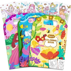 JoyCat Coloring Books for Kids Ages 4-8, Mermaid, Princess, Fantasy &Fairy(3 Pack-Princess  Mermaid & Fairy)