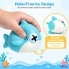 JoyCat Bath Toys, 12-Piece Ocean Rescue Set with No-Hole Sea Animals