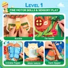 Joycat Forest Busy Book for Toddlers 1-3, 25 Activities Montessori Toy(Jungle Busy Book)