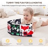 Joycat High Contrast Baby Toys 0-12 Months, Tummy Time Mirror, Shower Gift
