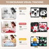 Joycat High Contrast Baby Toys 0-12 Months, Tummy Time Mirror, Shower Gift