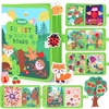 Joycat Forest Busy Book for Toddlers 1-3, 25 Activities Montessori Toy(Forest Busy Book)