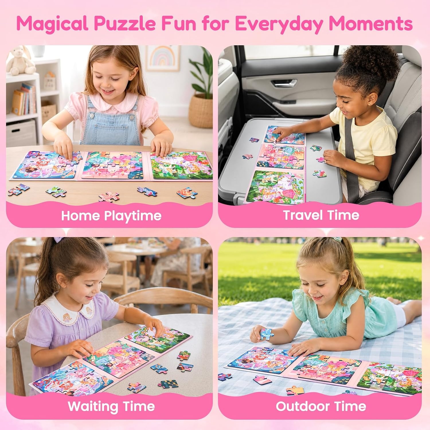 image:imageJoyCat Magnetic Puzzles for Kids 35 Travel Toys OceanPrincess