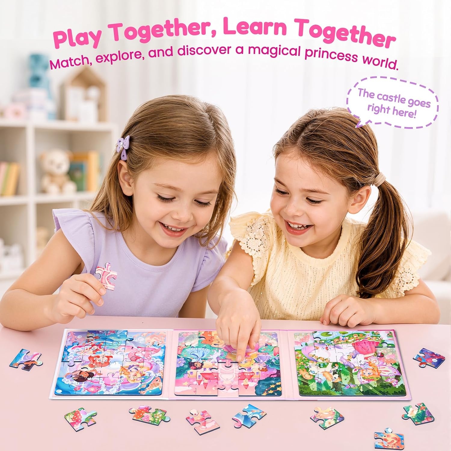 image:imageJoyCat Magnetic Puzzles for Kids 35 Travel Toys OceanPrincess