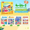 JoyCat Magnetic Puzzles for Kids 3-5, Travel Toys (Ocean)(Dinosaur)