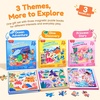 JoyCat Magnetic Puzzles for Kids 3-5, Travel Toys (Ocean)(Ocean + Dinosaur + Princess)