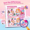 JoyCat Magnetic Puzzles for Kids 3-5, Travel Toys (Ocean)(Princess)