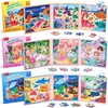 JoyCat Magnetic Puzzles for Kids 3-5, Travel Toys (Ocean)(Ocean + Dinosaur + Princess)