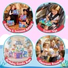 JoyCat 12 Pack Mermaid+Animal Dot Art Craft Kits for Kids Party Favors, Mess-Free Dot Sticker Activity Set with 2400+ Stickers & Goodie Bags, Classroom Prizes, Goodie Bag Stuffers for Ages 3-8