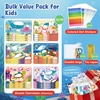 JoyCat 12 Pack OCean Dot Art +24 Pack Animal Foil Art Party Favors, No Mess Arts and Crafts for Kids,Goodie Bag Stuffers,DIY Creative Activity,Birthday Present for Girls Boys 4 5 6 7 8 9 Years Old