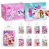 JoyCat 24 Pack Princess Poke Art Party Favors for Girls Ages 4-8(Unicorn)